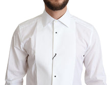 Load image into Gallery viewer, Dolce &amp; Gabbana Elegant White Cotton Bib Dress Shirt
