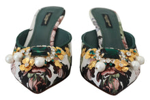 Load image into Gallery viewer, Dolce &amp; Gabbana Multicolor Flat Luxury Sandals
