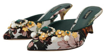 Load image into Gallery viewer, Dolce &amp; Gabbana Multicolor Flat Luxury Sandals
