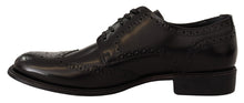 Load image into Gallery viewer, Dolce &amp; Gabbana Black Leather Oxford Wingtip Formal Shoes
