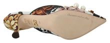 Load image into Gallery viewer, Dolce &amp; Gabbana Multicolor Flat Luxury Sandals
