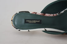 Load image into Gallery viewer, Dolce &amp; Gabbana Multicolor Flat Luxury Sandals
