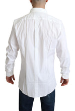 Load image into Gallery viewer, Dolce &amp; Gabbana Elegant White Cotton Stretch Dress Shirt
