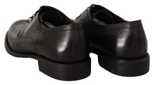 Load image into Gallery viewer, Dolce &amp; Gabbana Elegant Black Leather Formal Derby Shoes
