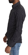 Load image into Gallery viewer, Dolce &amp; Gabbana Elegant Polka Dot Men&#39;s Long Sleeve Shirt
