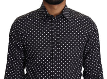 Load image into Gallery viewer, Dolce &amp; Gabbana Elegant Polka Dot Men&#39;s Long Sleeve Shirt
