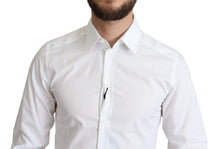 Load image into Gallery viewer, Dolce &amp; Gabbana Elegant White Cotton Dress Shirt
