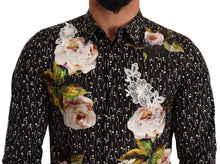 Load image into Gallery viewer, Dolce &amp; Gabbana Elegant Floral Embroidered Dress Shirt
