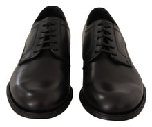 Load image into Gallery viewer, Dolce &amp; Gabbana Black Leather Lace Up Mens Formal Derby Shoes
