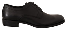 Load image into Gallery viewer, Dolce &amp; Gabbana Black Leather Lace Up Mens Formal Derby Shoes
