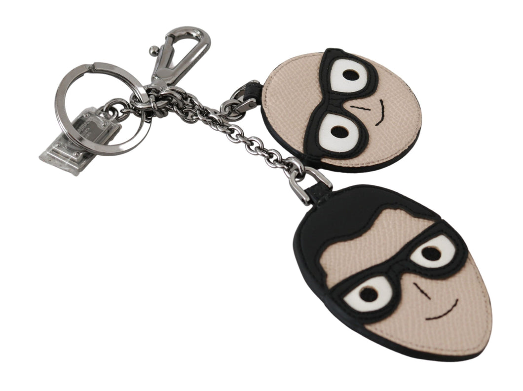 Dolce & Gabbana Stunning Multi-Tone Leather Keychain