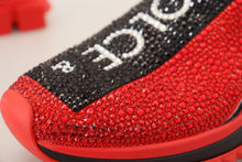 Load image into Gallery viewer, Dolce &amp; Gabbana Exquisite Red Sorrento Slip-On Sneakers
