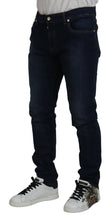 Load image into Gallery viewer, Dolce &amp; Gabbana Dark Blue Cotton Stretch Skinny Denim Jeans
