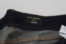 Load image into Gallery viewer, Dolce &amp; Gabbana Dark Blue Cotton Stretch Skinny Denim Jeans
