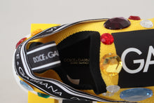 Load image into Gallery viewer, Dolce &amp; Gabbana Exquisite Yellow Techno Fabric Sneakers
