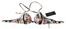 Load image into Gallery viewer, Dolce &amp; Gabbana Elegant Rose Print Bikini Top
