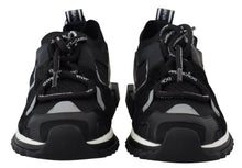 Load image into Gallery viewer, Dolce &amp; Gabbana Black Mesh Sorrento Trekking Sneakers Shoes
