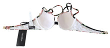 Load image into Gallery viewer, Dolce &amp; Gabbana Elegant Rose Print Bikini Top
