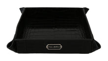 Load image into Gallery viewer, Dolce &amp; Gabbana Elegant Black Exotic Skin Entry Tray
