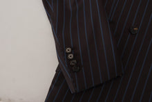 Load image into Gallery viewer, Dolce &amp; Gabbana Elegant Black Striped Virgin Wool Suit
