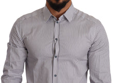 Load image into Gallery viewer, Dolce &amp; Gabbana Elegant Slim Fit Striped Cotton Shirt
