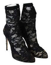 Load image into Gallery viewer, Dolce &amp; Gabbana Black Lace Taormina Pumps Elegance Unleashed
