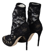 Load image into Gallery viewer, Dolce &amp; Gabbana Black Lace Taormina Pumps Elegance Unleashed
