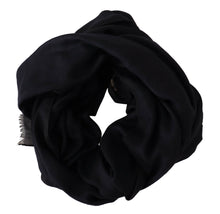 Load image into Gallery viewer, Dolce &amp; Gabbana Elegant Black Silk Men&#39;s Scarf
