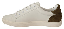 Load image into Gallery viewer, Dolce &amp; Gabbana White Suede Leather Mens Low Tops Sneakers

