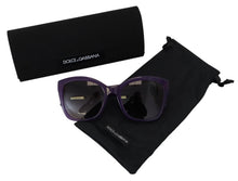 Load image into Gallery viewer, Dolce &amp; Gabbana Elegant Purple Gradient Lens Sunglasses
