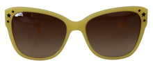 Load image into Gallery viewer, Dolce &amp; Gabbana Chic Yellow Acetate Gradient Sunglasses
