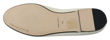 Load image into Gallery viewer, Dolce &amp; Gabbana Elegant White Velvet Loafers with Gold Heart Detail
