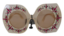 Load image into Gallery viewer, Dolce &amp; Gabbana Elegant Beige Embellished Sunglasses
