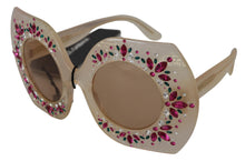 Load image into Gallery viewer, Dolce &amp; Gabbana Elegant Beige Embellished Sunglasses
