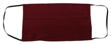 Load image into Gallery viewer, Dolce &amp; Gabbana Elegant Silk Pleated Maroon Face Mask
