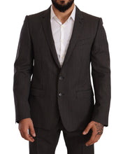 Load image into Gallery viewer, Dolce &amp; Gabbana Elegant Gray Martini Woolen Suit Set
