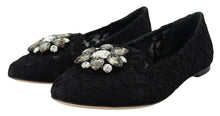 Load image into Gallery viewer, Dolce &amp; Gabbana Elegant Floral Lace Flat Vally Shoes
