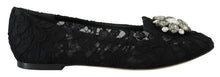 Load image into Gallery viewer, Dolce &amp; Gabbana Elegant Floral Lace Flat Vally Shoes
