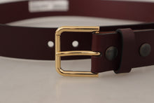 Load image into Gallery viewer, Dolce &amp; Gabbana Chic Brown Leather Belt – Timeless Elegance
