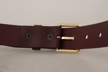 Load image into Gallery viewer, Dolce &amp; Gabbana Chic Brown Leather Belt – Timeless Elegance
