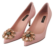 Load image into Gallery viewer, Dolce &amp; Gabbana Crystal Embellished Patent Leather Pumps
