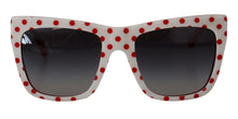 Load image into Gallery viewer, Dolce &amp; Gabbana Chic Red and White Polka Dot Sunglasses
