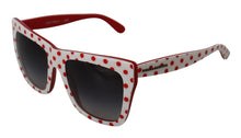 Load image into Gallery viewer, Dolce &amp; Gabbana Chic Red and White Polka Dot Sunglasses
