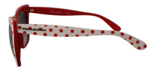 Load image into Gallery viewer, Dolce &amp; Gabbana Chic Red and White Polka Dot Sunglasses
