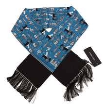 Load image into Gallery viewer, Dolce &amp; Gabbana Elegant Silk Music Print Men&#39;s Scarf
