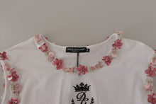 Load image into Gallery viewer, Dolce &amp; Gabbana Chic Sequined Crown Tank Top T-Shirt
