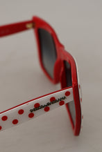 Load image into Gallery viewer, Dolce &amp; Gabbana Chic Red and White Polka Dot Sunglasses
