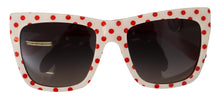 Load image into Gallery viewer, Dolce &amp; Gabbana Chic Red and White Polka Dot Sunglasses
