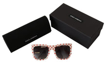 Load image into Gallery viewer, Dolce &amp; Gabbana Chic Red and White Polka Dot Sunglasses
