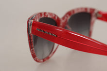 Load image into Gallery viewer, Dolce &amp; Gabbana Chic Red Lace-Inspired Designer Sunglasses
